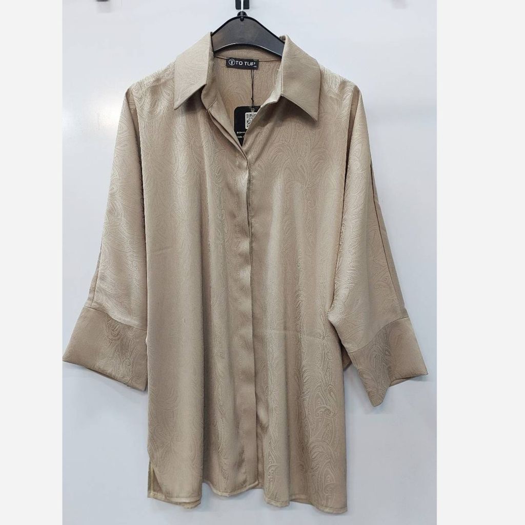 خرید آنلاین شومیز ساتن بته جقه