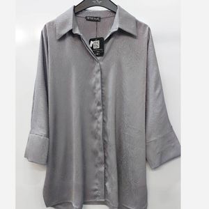 خرید انلاین شومیز ساتن بته جقه