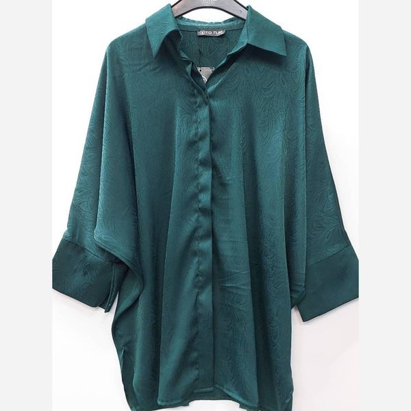 شومیز ساتن بته جقه