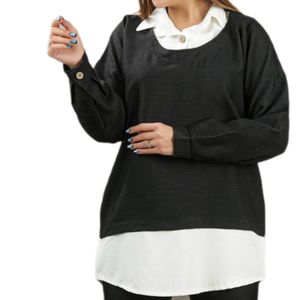 مشخصات بلوز یقه دار خنک 