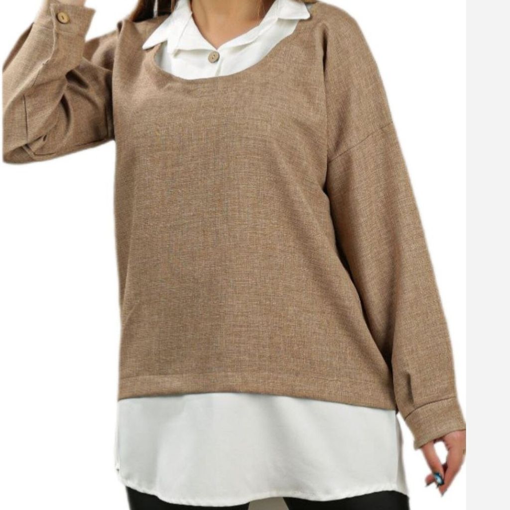 خرید انلاین بلوز یقه دار خنک 