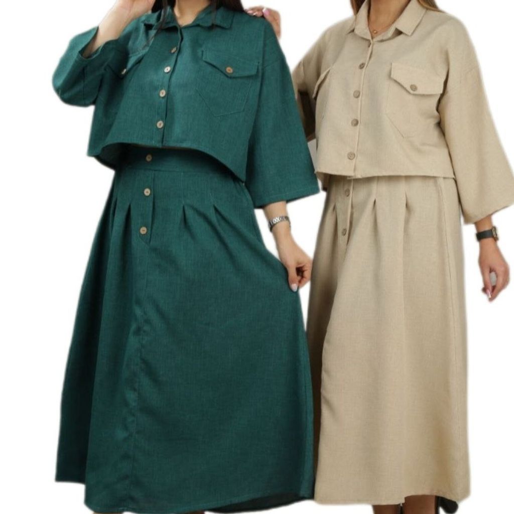 مشخصات بلوز دامن تابستانی 