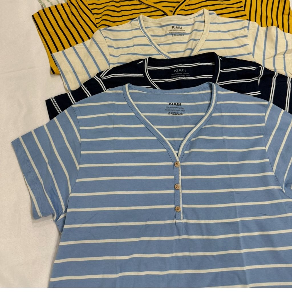 قیمت ارزان تیشرت راه راه زنانه