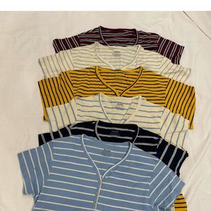 تیشرت راه راه زنانه