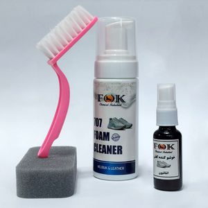 خرید آنلاین اسپری پاک کننده کیف و کفش فک Fok