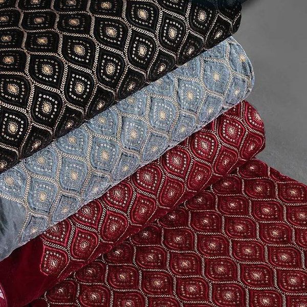 پارچه مخمل سوزندوزی