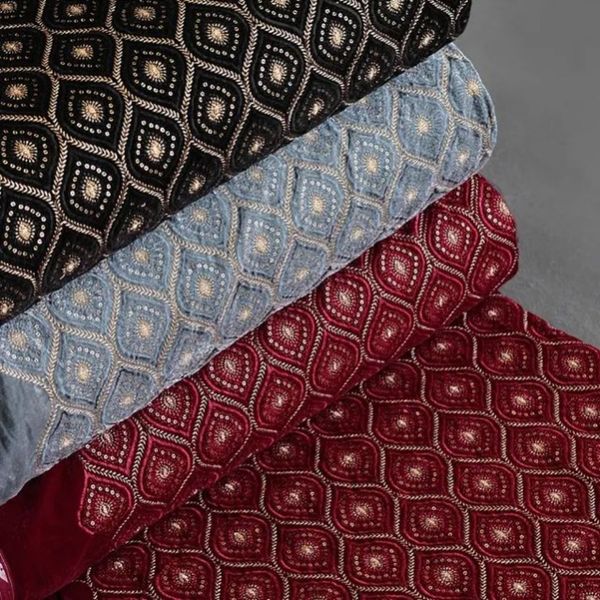 پارچه مخمل سوزندوزی