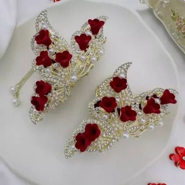 کلیپس مجلسی پرنگین گل رز