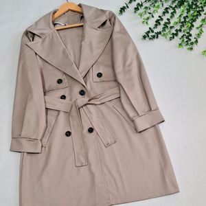 قیمت ارزان مانتو بارونی زنانه طرح نیکا