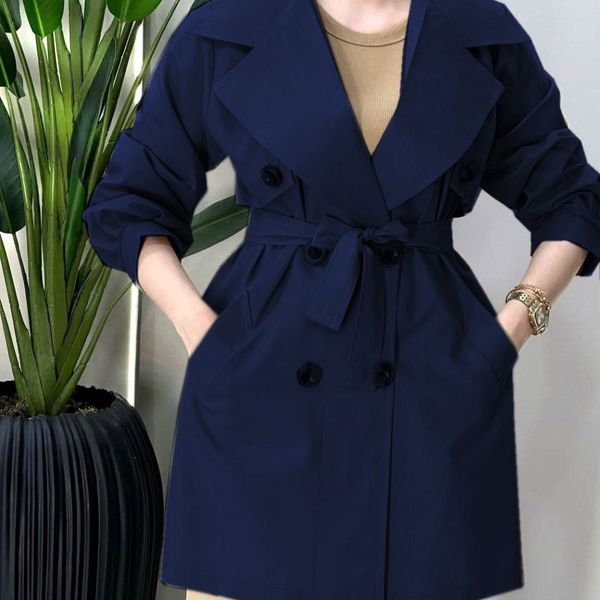 مانتو بارونی زنانه طرح نیکا