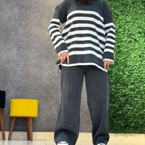 قیمت ارزان ست بلوز شلوار بافت زنانه طرح کاتلین