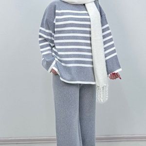 خرید اینترنتی ست بلوز شلوار بافت زنانه طرح کاتلین