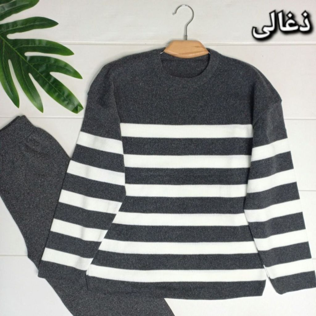 قیمت ارزان ست بلوز شلوار بافت زنانه طرح کاتلین