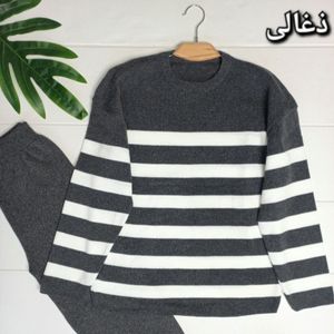 قیمت ارزان ست بلوز شلوار بافت زنانه طرح کاتلین