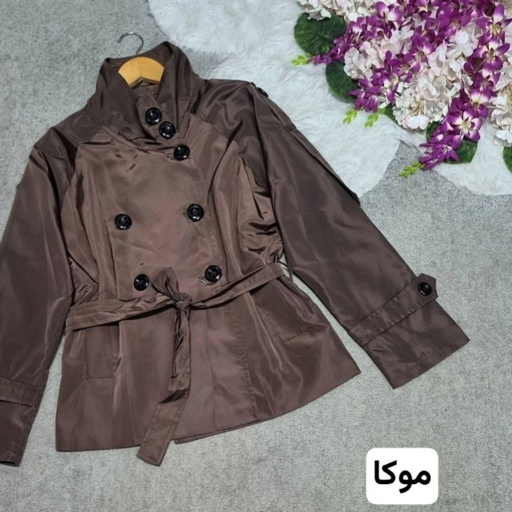 خرید انلاین بارانی زنانه طرح دلتا