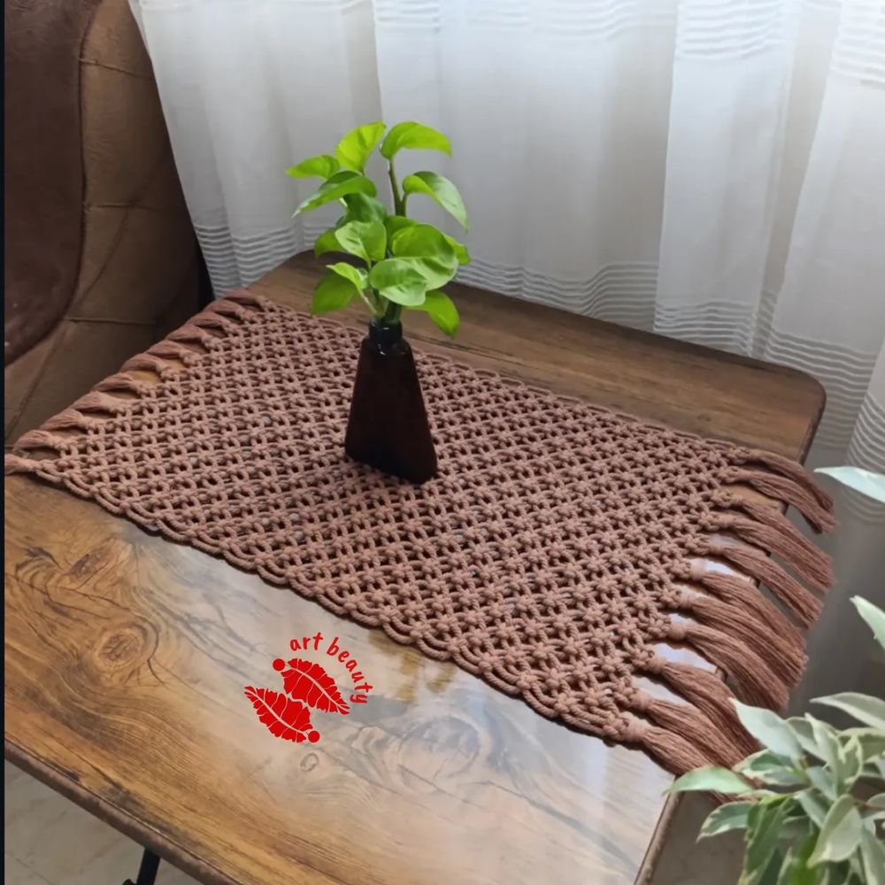 مشخصات رانر رومیزی مکرومه ترند ارت بیوتی