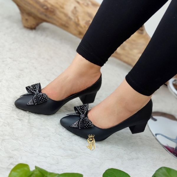 کفش مجلسی زنانه پاخور عالی پاشنه 5 سانت سایز 38 و 39