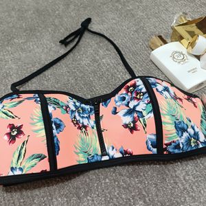 سوتین نیم تنه کشی طرح هاوایی