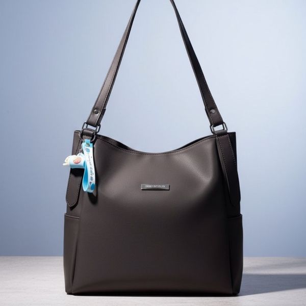 کیف زنانه اسپرت کیف دانشجویی دخترانه مشکی کیف شل مدل جدید کیف آویز دار