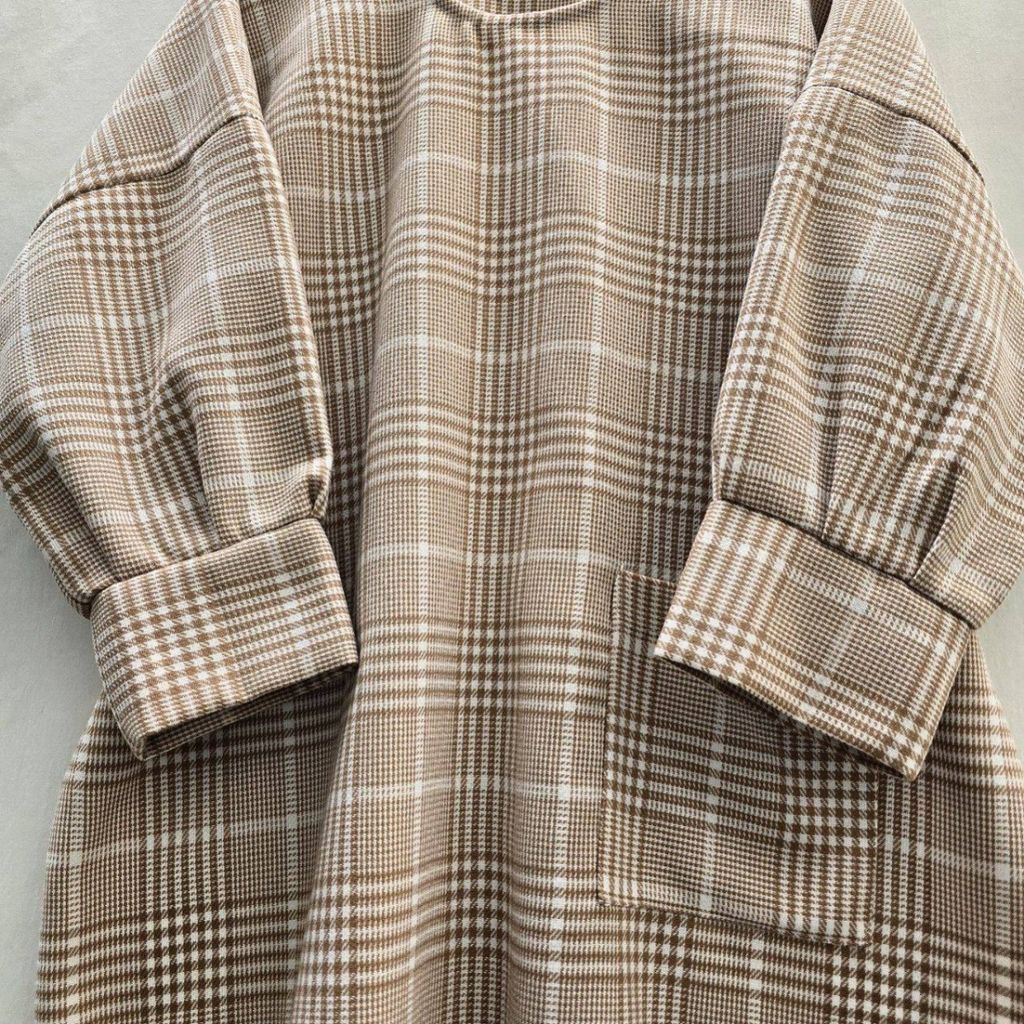 خرید آنلاین کفتان چهار خونه  پشمی دلسا