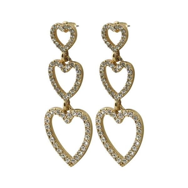 گوشواره آویز زنانه مدل قلب - accessory_vay - Gosh 026