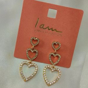 خرید اینترنتی گوشواره آویز زنانه مدل قلب - accessory_vay - Gosh 026