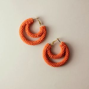 گوشواره حلقه ای زنانه مدل دولاین - accessory_vay - Gosh 029