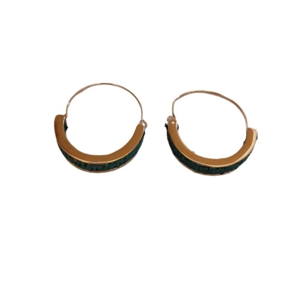 مشخصات گوشواره حلقه ای زنانه مدل حصیری - accessory_vay - Gosh 030