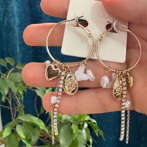 خرید آنلاین گوشواره حلقه ای زنانه مدل آویز - accessory_vay - Gosh 033