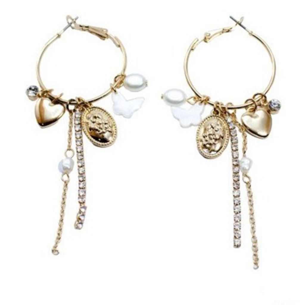 قیمت ارزان گوشواره حلقه ای زنانه مدل آویز - accessory_vay - Gosh 033