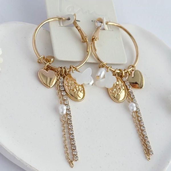 گوشواره حلقه ای زنانه مدل آویز - accessory_vay - Gosh 033