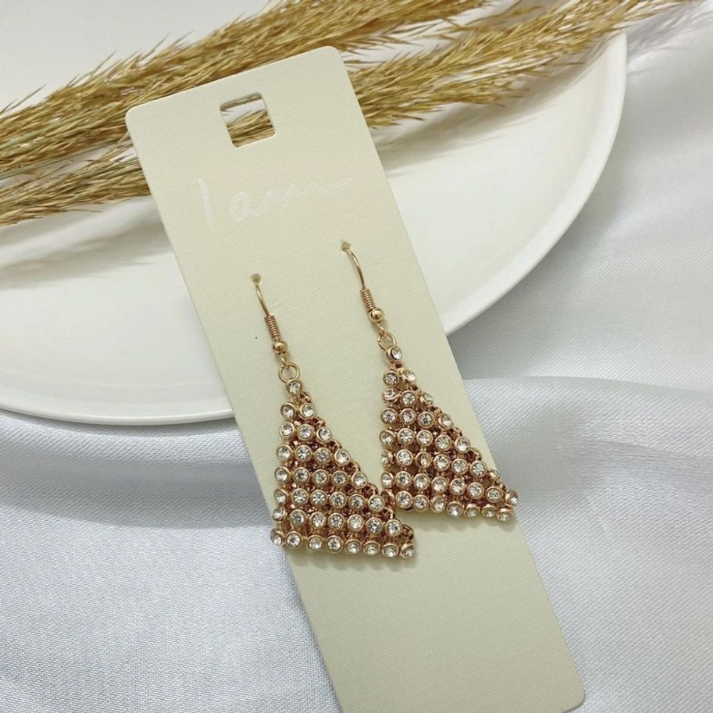 قیمت ارزان گوشواره آویز زنانه مدل سفره ای - accessory_vay - Gosh 036