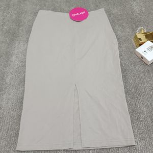 دامن جلو چاک وارداتی نخ پنبه