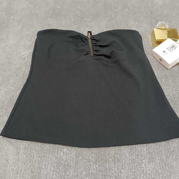 تاپ دکلته مشکی برند kiabi آلمان