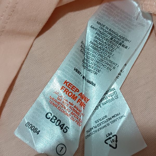 تاپ تمام نخ پنبه پنککی سایز بزرگ وارداتی