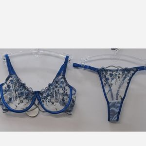 ست سوتین وشورت دانتل