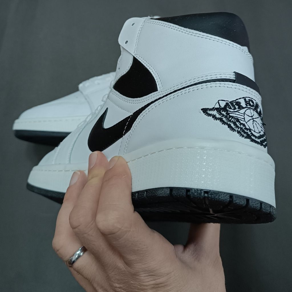 قیمت کتونی مردانه جردن 1 ساقدار سفید مشکی