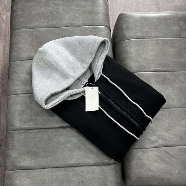 سویشرت کلاه طوسی