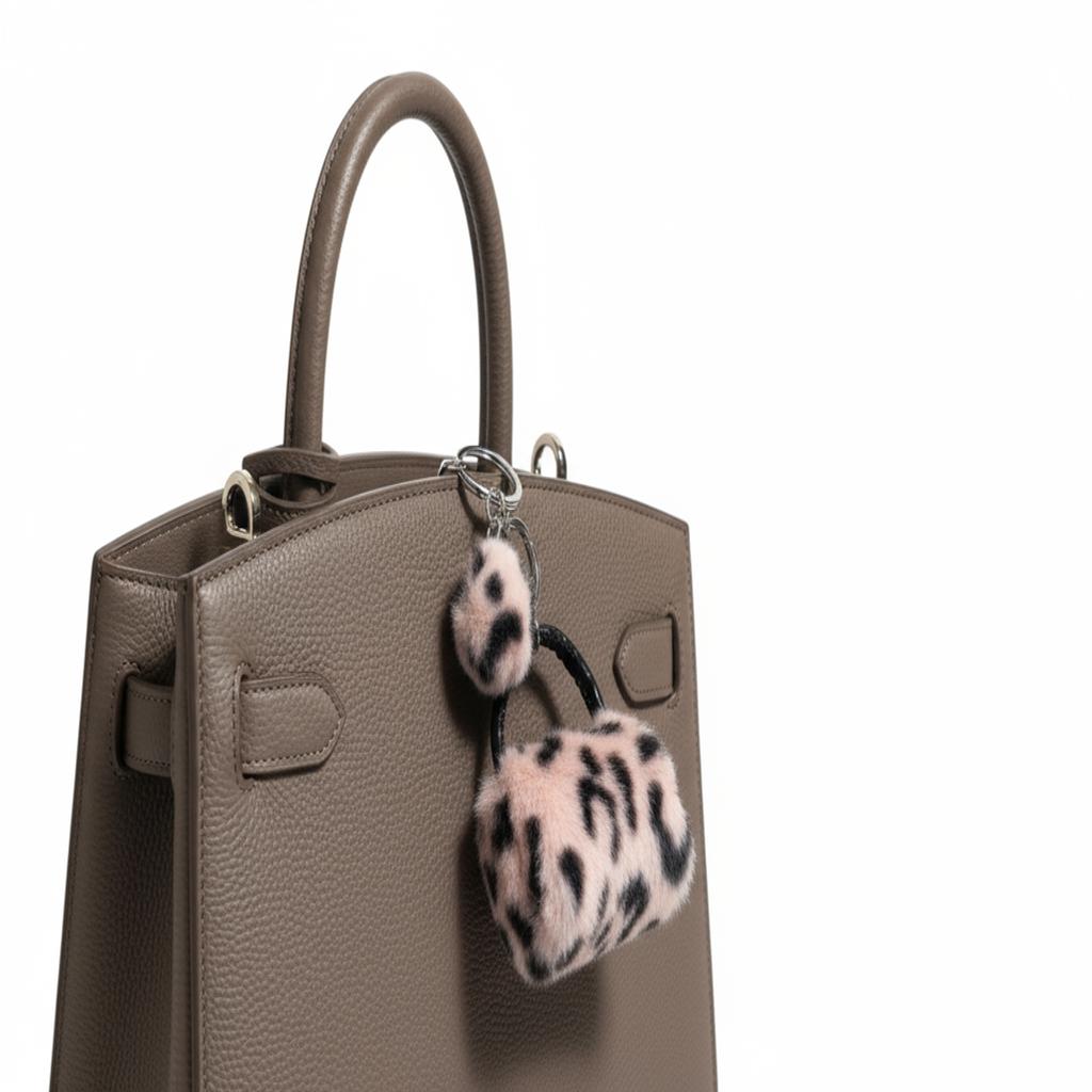 مشخصات جا کلیدی و اویز کیف مدل چارم از جنس پولیشی