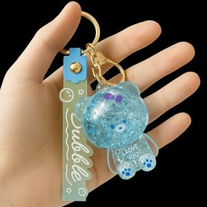 خرید آنلاین جا کلیدی و اویز کیف اکواریومی مدل خرس از جنس یراق استیل