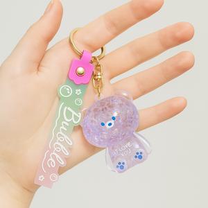 خرید آنلاین جا کلیدی و اویز کیف اکواریومی مدل خرس از جنس یراق استیل