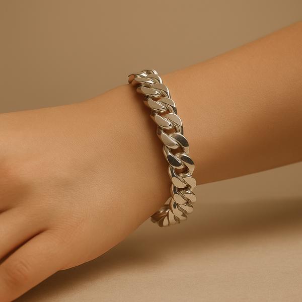 دستبند زنانه بنگل فانتزی مدل کارتیر از جنس ابکاری رادیوم