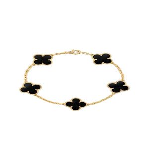 مشخصات دستبند زنانه زنجیری ونکلیف مدل 5 پلاک