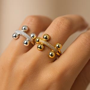 انگشتر زنانه تیفانی طرح نگین دار