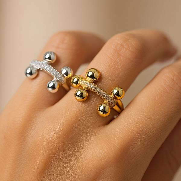 انگشتر زنانه تیفانی طرح نگین دار