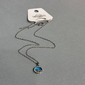 گردنبند زنانه مدل قلب و اقیانوس