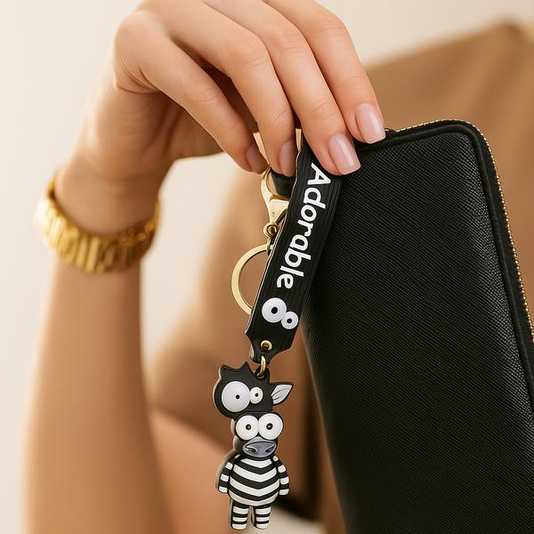 جا کلیدی  اورجینال مدل گورخر از جنس سیلیسکونی