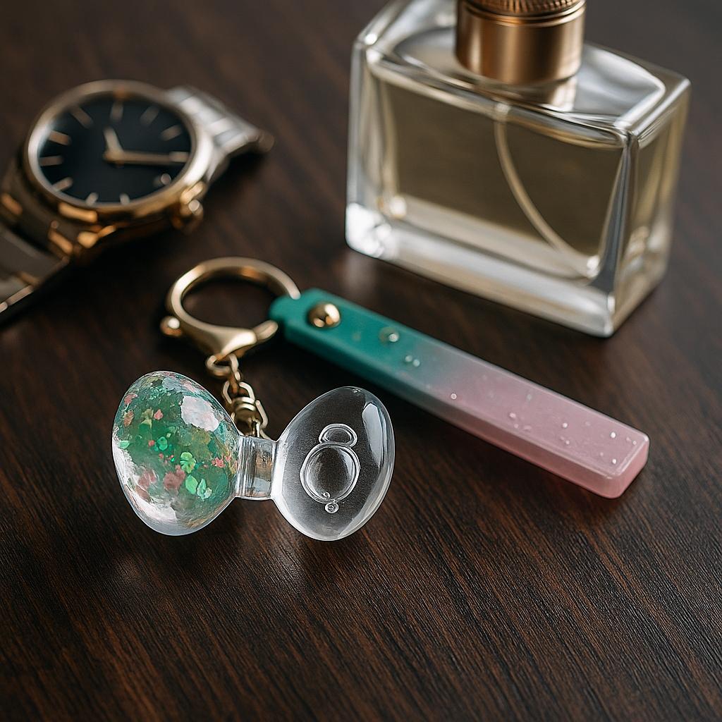 قیمت ارزان جا کلیدی اکواریومی مدل پاپیون از جنس پلاستیک فشرده