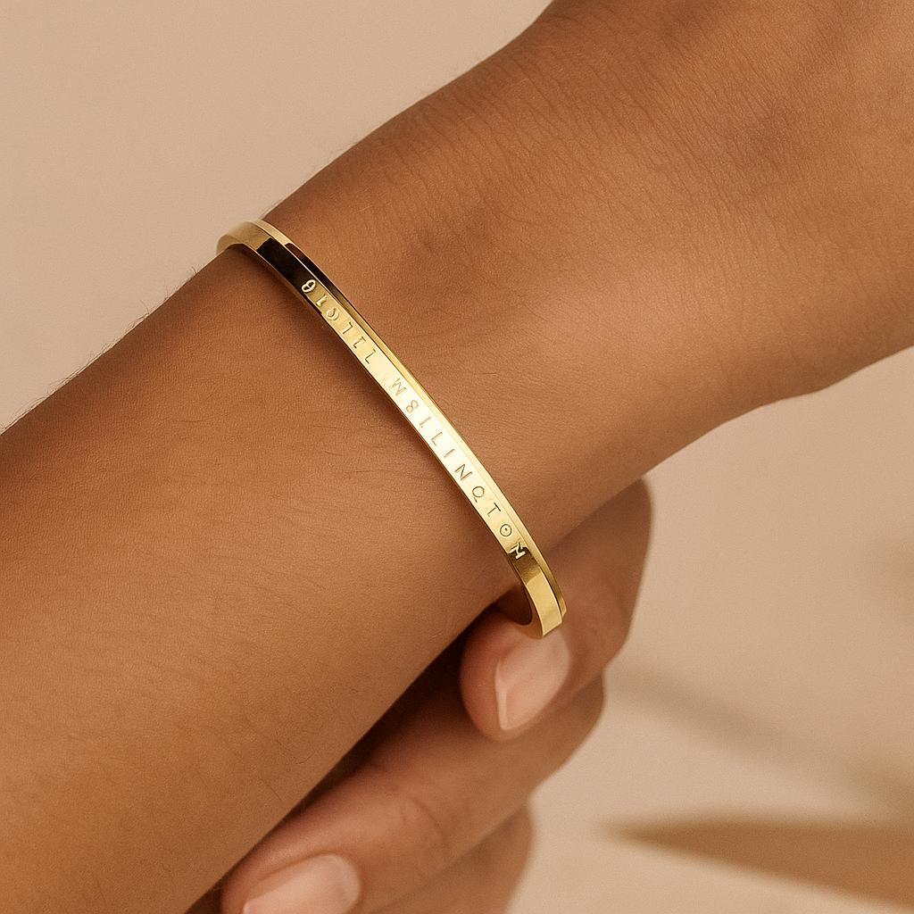 قیمت دستبند زنانه بنگل مدل دنیل ویلینتون از جنس استیل