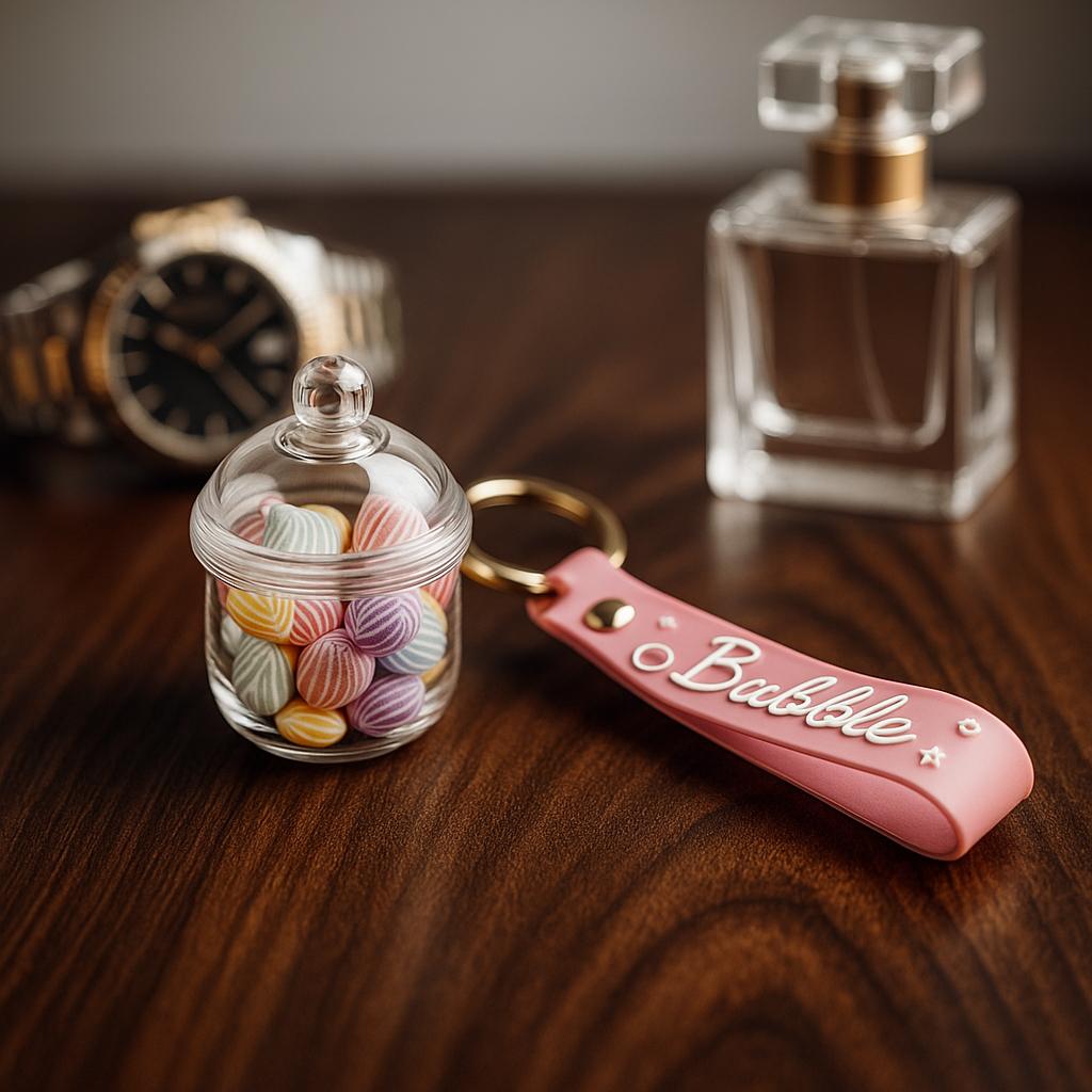 مشخصات جا کلیدی فانتزی مدل اکواریومی از جنس پلاستیک فشرده